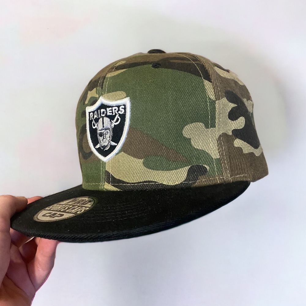 Raiders Football NFL Camo SnapBack ProCap
